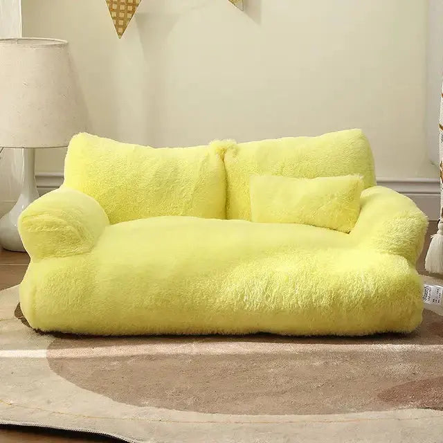 Calming Plushy Dog Sofa