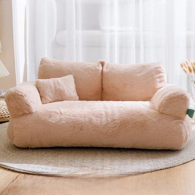 Calming Plushy Dog Sofa