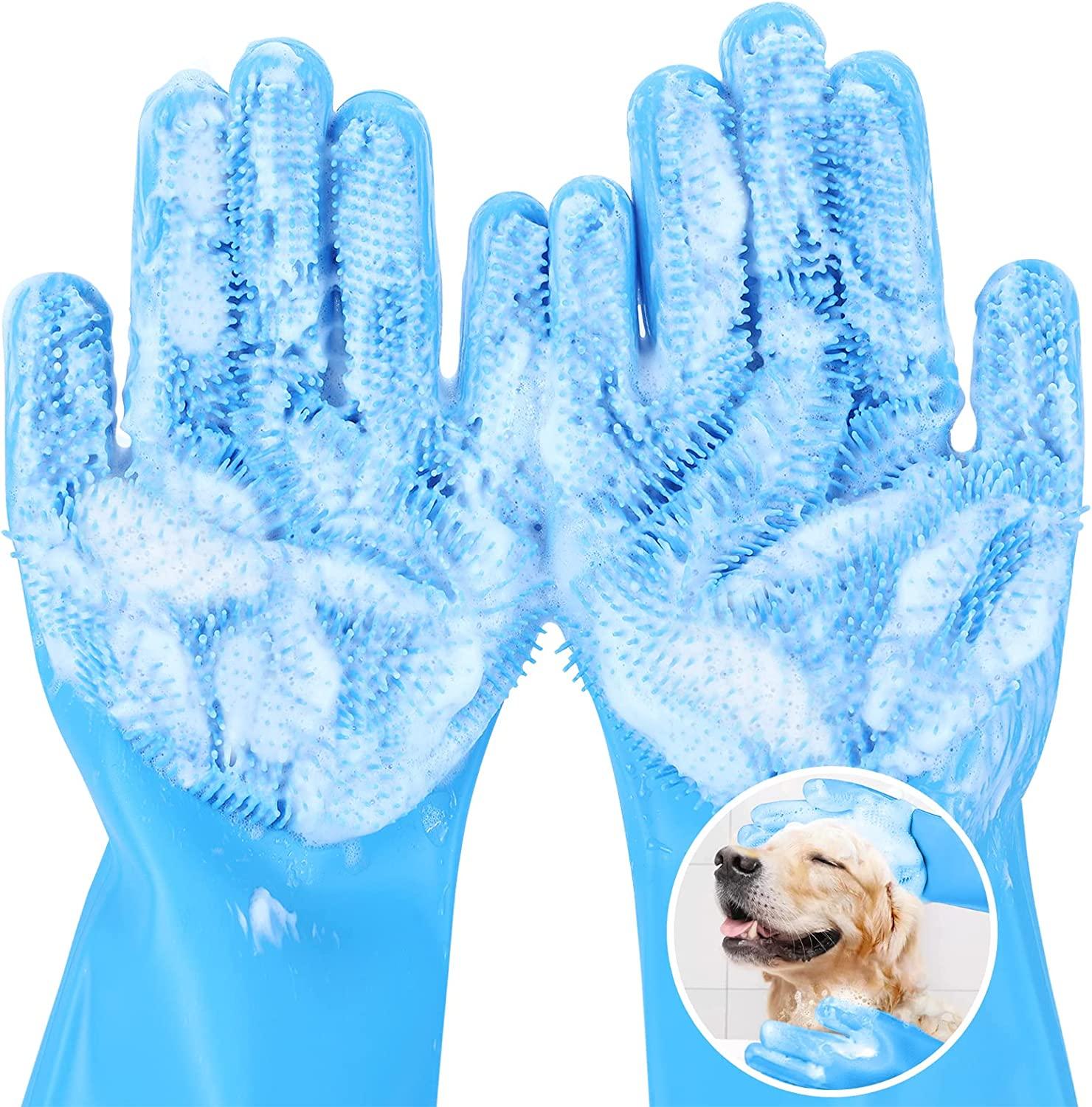 Swizzpets Silicone Dog and Cat grooming glove