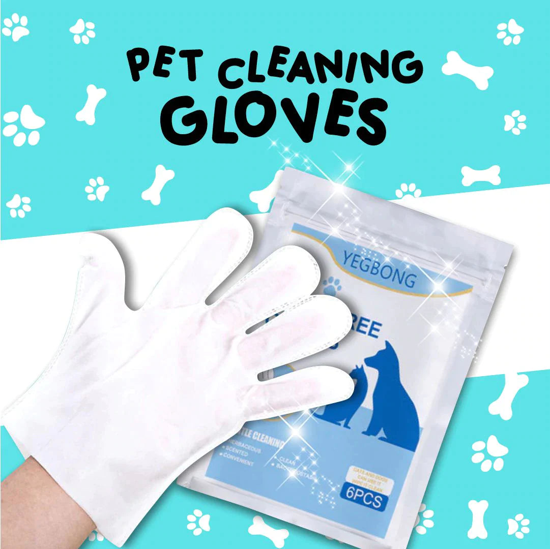 Dog Cleaning Gloves - Silly Doggo