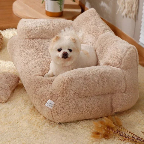 Calming Plushy Dog Sofa