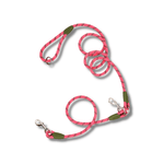 Hands-Free Rope Leash Pink - DoggosEmporium