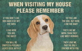 House Rules Doormat - Silly Doggo
