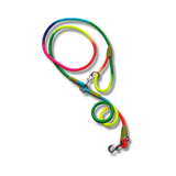 Hands-Free Rope Leash Rainbow - DoggosEmporium