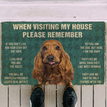 House Rules Doormat - Silly Doggo