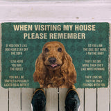 House Rules Doormat - Silly Doggo