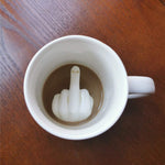 Handmade Middle-Finger Mug - Silly Doggo