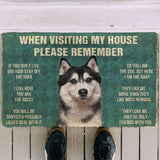 House Rules Doormat - Silly Doggo