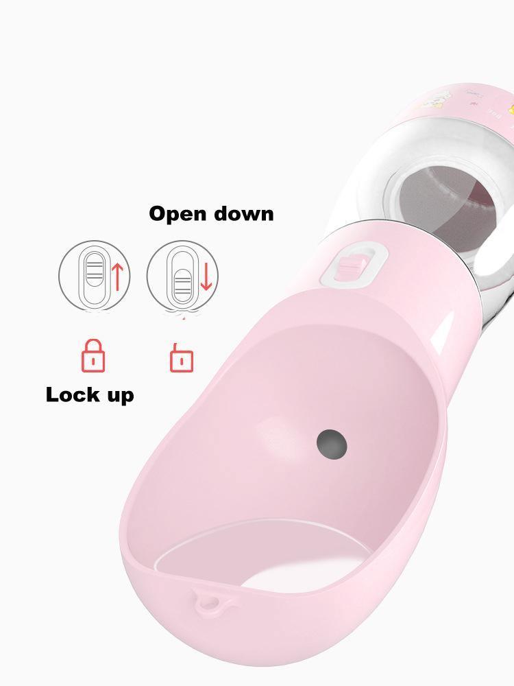 2 in 1 Portable Water Bottle - Silly Doggo