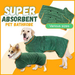 Absorbent Warming Bathrobe - Silly Doggo