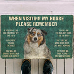House Rules Doormat - Silly Doggo
