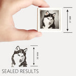 Custom Pet Portrait Stamp