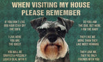 House Rules Doormat - Silly Doggo