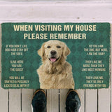 House Rules Doormat - Silly Doggo
