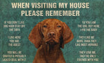 House Rules Doormat - Silly Doggo