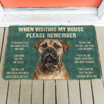 House Rules Doormat - Silly Doggo