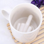 Handmade Middle-Finger Mug - Silly Doggo
