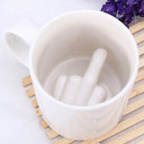 Handmade Middle-Finger Mug - Silly Doggo