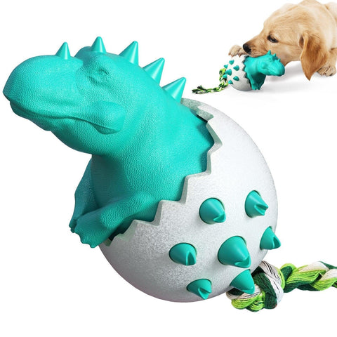 Dinosaur Egg - Chew Toy Blue - DoggosEmporium